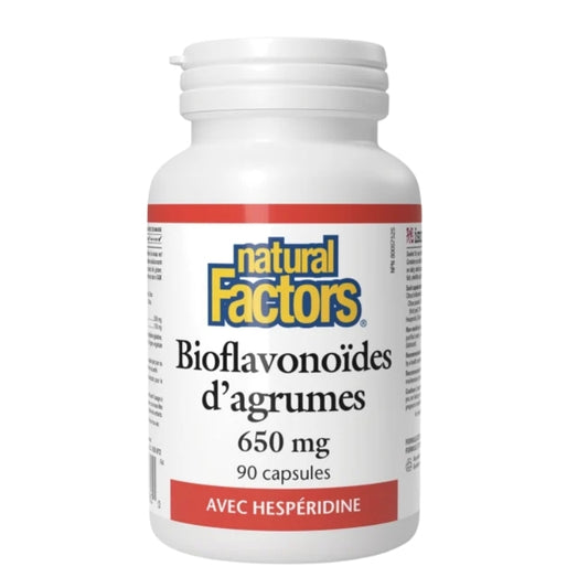 Natural Factors Bioflavonoïdes d’agrumes avec hespéridine - 650 mg