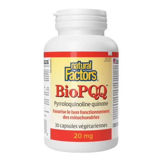 Natural Factors BioPQQMD Pyrroloquinoline quinone - 20 mg