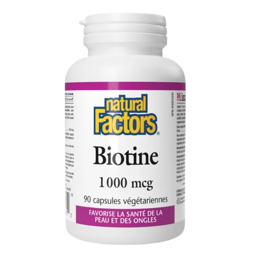 Natural Factors Biotine  - 1 000 mcg
