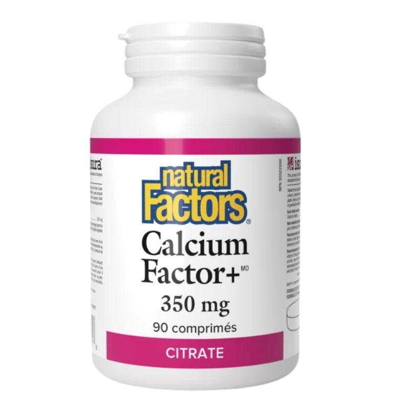 Natural Factor Calcium Factor+ Citrate - 350 mg
