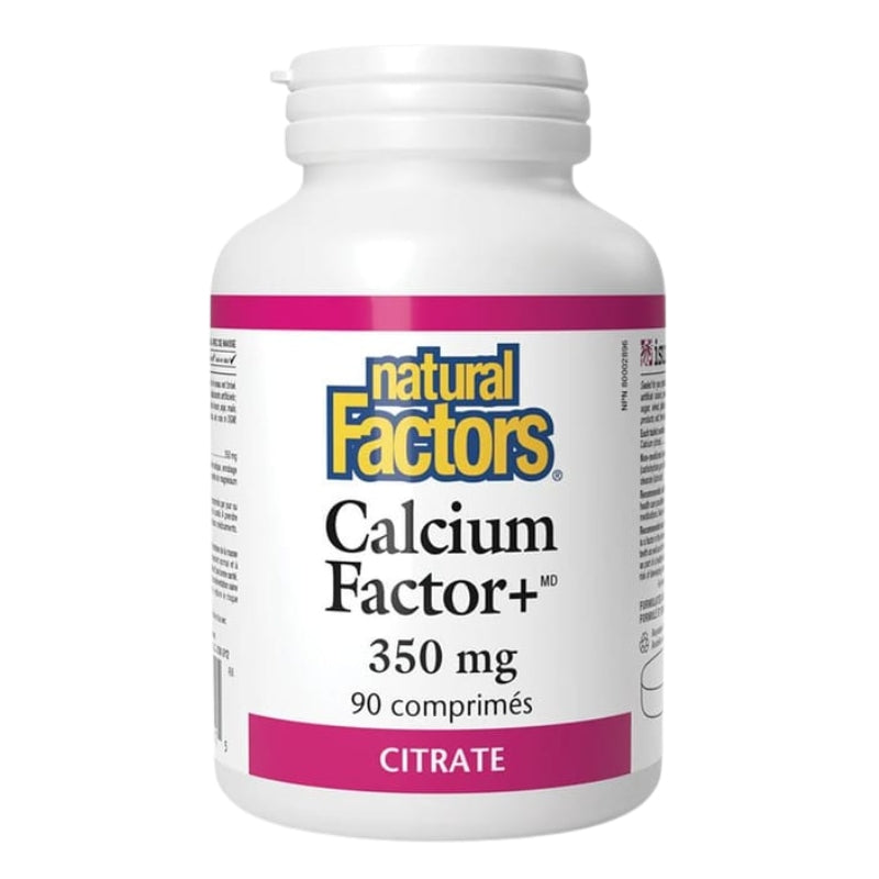 Natural Factors - Calcium factor+ 350mg - 90 comp