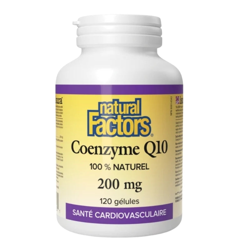 Natural Factors Coenzyme Q10 - 200 mg 120 gélules
