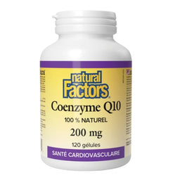 Natural Factors Coenzyme Q10 - 200 mg 120 gélules