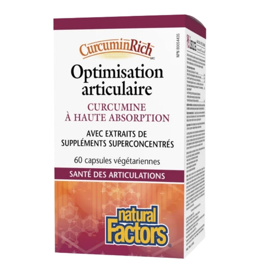 Natural Factors CurcuminRich Optimisation articulaire