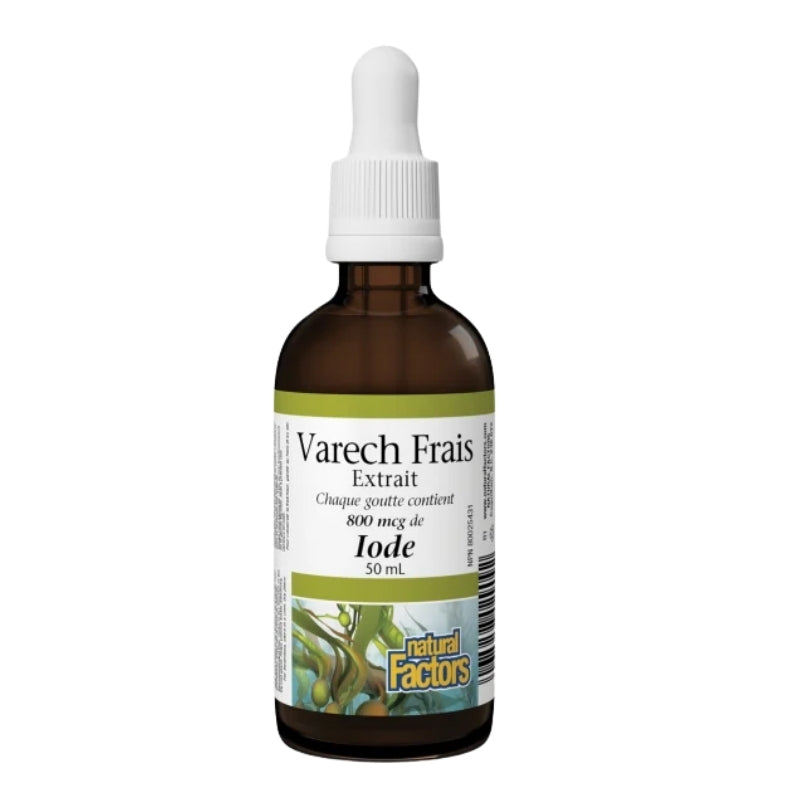 Natural Factors Extrait de varech frais 800 mcg