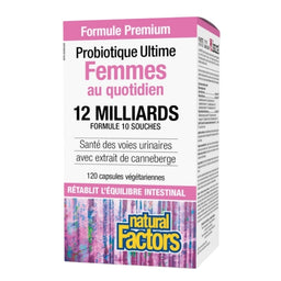 Natural Factors Formule Femmes au quotidien - 12 milliards - 10 souches 120