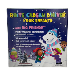 Natural factors boite d'hiver surprises enfants multi vitamines vitamine d3 
