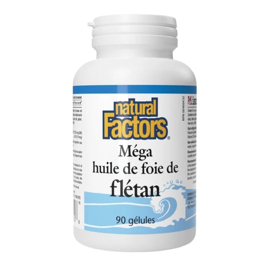 Natural Factors Méga Huile De Foie De Flétan