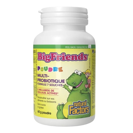 Natural Factors Multi-probiotique Formule à 7 souches - Big Friends