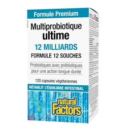 Natural Factors Multiprobiotique ultime - 12 milliards 120
