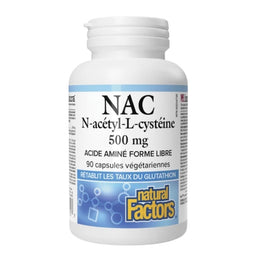 NAtural Factors N-acétyl-L-cystéine - 500 mg
