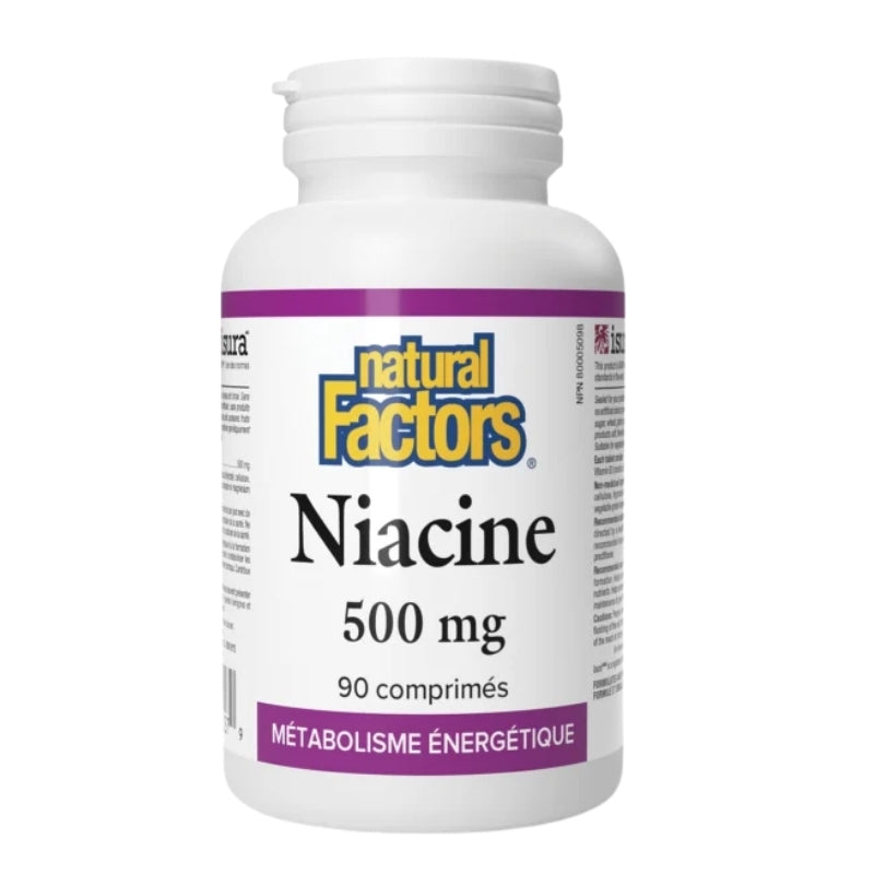 Ntaural Factors Niacine - 500 mg