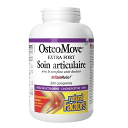 Natural Factors OsteoMove Extra fort Soin Articulaire 240 comprimés