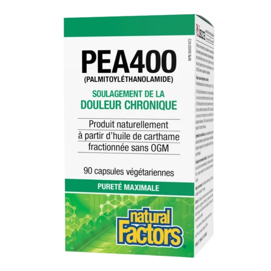 Natural Factors PEA400 - Soulagement Douleur Chronique