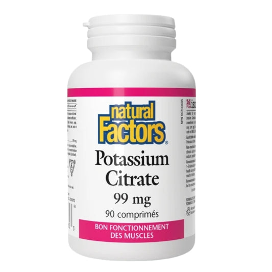 Natural Factors Potassium Citrate - 99 mg
