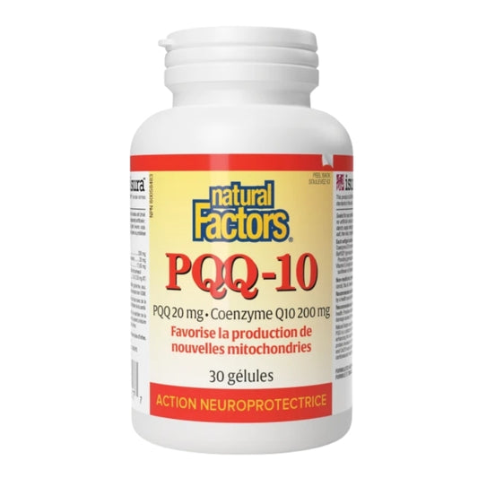 Natural Factors PQQ-10 20 mg · Coenzyme Q10 - 200 mg