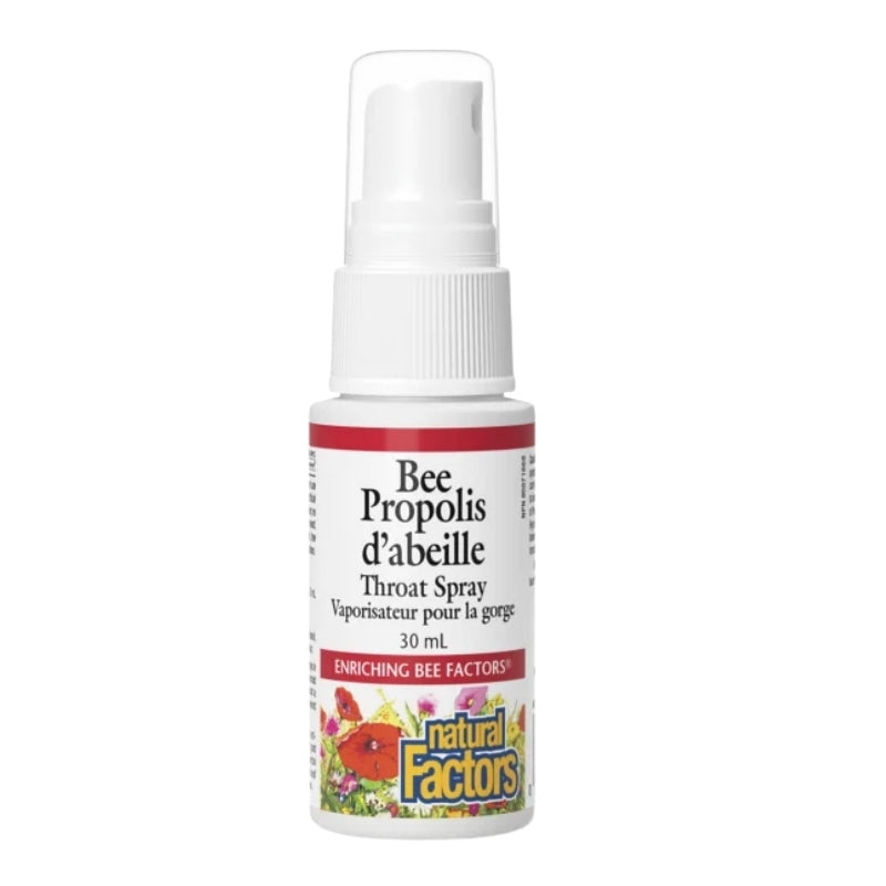 Natural Factors Propolis d'abeille Vaporisateur pour la gorge