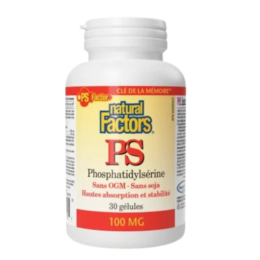 Natural Factors PS Phosphatidylsérine - 100 mg 30