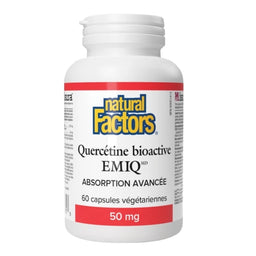 Natural Factors Quercétine bioactive EMIQ - 50 mg
