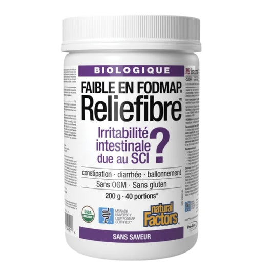 natural factors RelieFibre - Sans Saveur