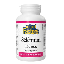 Natural Factors Sélénium - 100 mcg