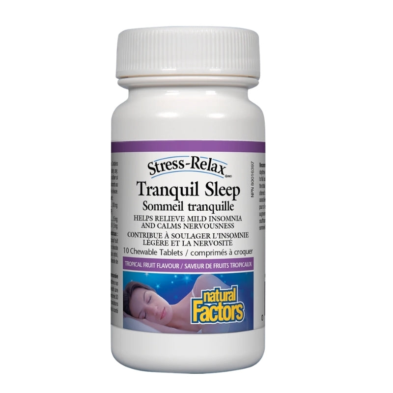 Natural Factors Sommeil tranquille - Stress-Relax - Fruits tropicaux 10