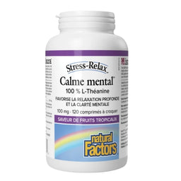 Natural Factors Stress-Relax - Calme Mental - 100 mg-120