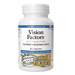 Natural factors Vision Factors Avec 7.5 mg De Lutéine