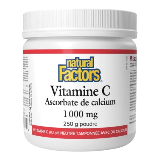 Natural Factors Vitamine C Ascorbate de calcium poudre - 1 000 mg
