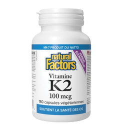 Natural Factors Vitamine K2 - 100 mcg -180