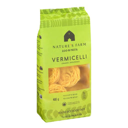 Nature's farm - Pâtes aux oeufs bio - Vermicelli - 400 g