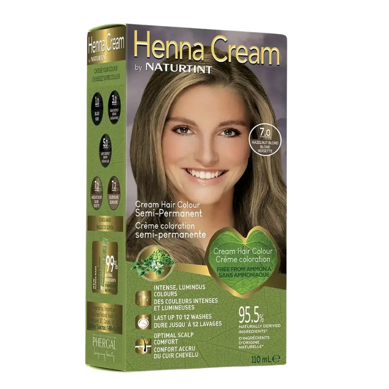 naturtint Crème colorante semi-permanente à l'henné - Blond noisette 7.0