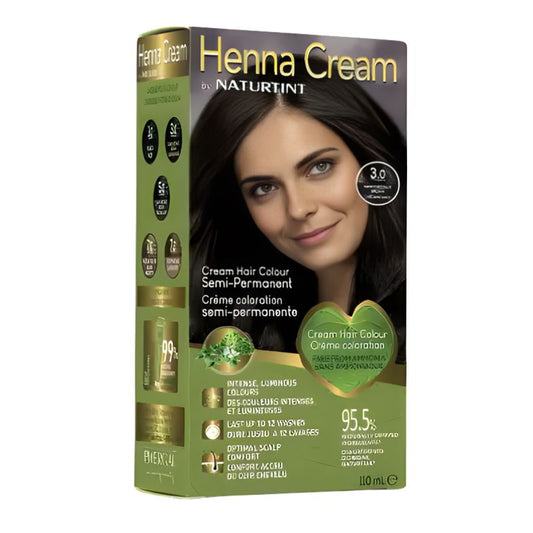 Naturtint Crème colorante semi-permanente à l'henné - Châtain foncé 3.0