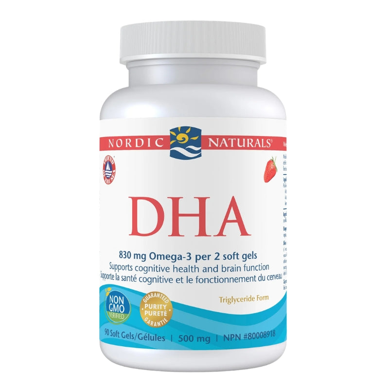 Nordic Naturals - DHA - Fraise - 90 gel