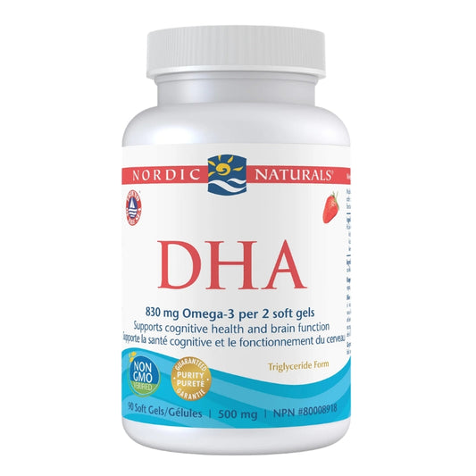 Nordic Naturals - DHA - Fraise - 90 gel