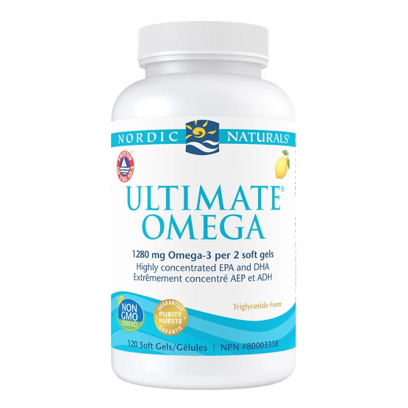 Nordic Naturals - Ultimate Oméga - Citron - 120 gel
