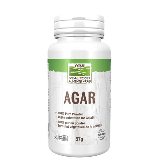 Now Agar En Poudre Pure Végane Sans gluten Substitut de gélatine