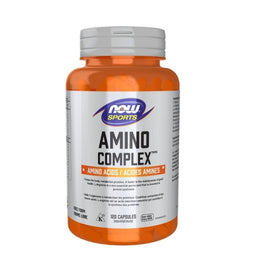 now sports amino complex acides amines 120 capsules forme libre sans ogm