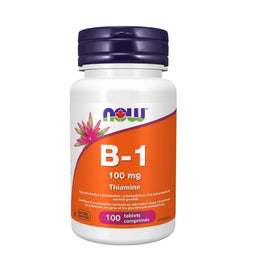now b-1 100 mg thiamine 100 comprimés