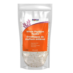 now enveloppes de psyllium entières source élevée de fibres source de fer 454 g poudre sans ogm