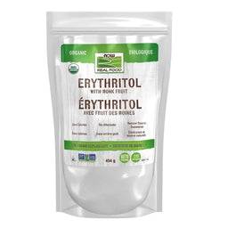 now aliments vrais biologique érithritol kéto avec du fruit des moines 454 g sans ogm