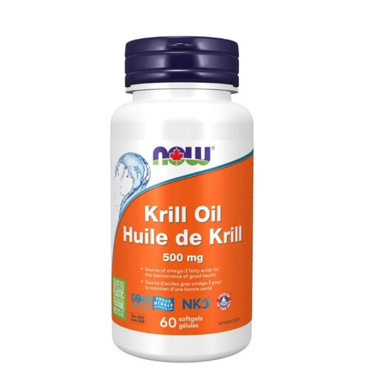 now huile de krill antarctique 500 mg nko 100% pure maintien d'une bonne santé 60 gélules