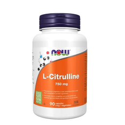 now l-citrulline 750 mg contribue synthèse des protéines 90 capsules végétales