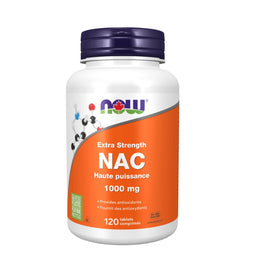 now nac haute puissance 1000 mg fournit antioxydants sans ogm 120 comprimés
