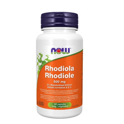 now rhodiole 500 mg extrait normalisé 3% appuie temporairement endurance physique sans ogm 60 capsules végétales