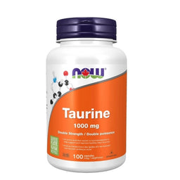 now taurine 1000 mg double puissance maintenir fonction cardiaque saine métabolisme des lipides 100 capsules végétales 