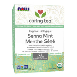 Now - Tisane menthe séné bio - 24 sacs