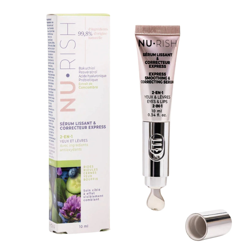 Nu-rish - Sérum lissant & correcteur express - Yeux & lèvres - 10 ml