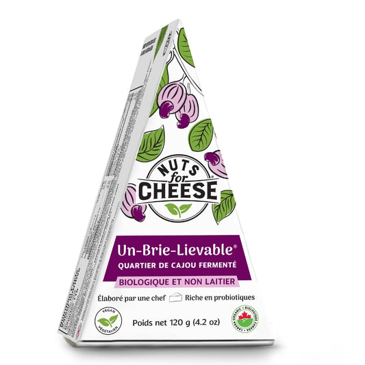 Nuts for cheese Fromage végétal Cajous Un-Brie-Lievable Vegetable Cheese Cajous Un-Brie-LiEVable