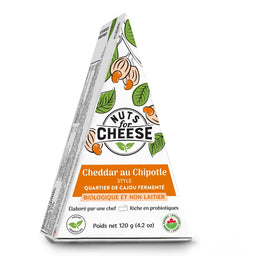 Nuts for cheese Fromage végétal Cajous Style Cheddar Chipotle Cheese dairy free - Chipotle cheddar